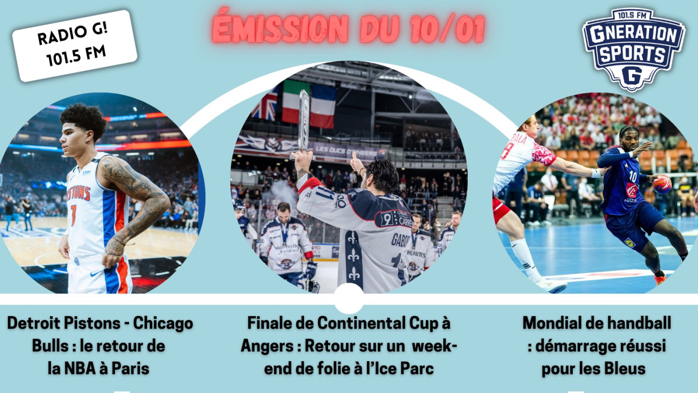 G!nération sports du 17 01 2023 Emission sportive locale et nationale G!nération sports du 17 01 2023