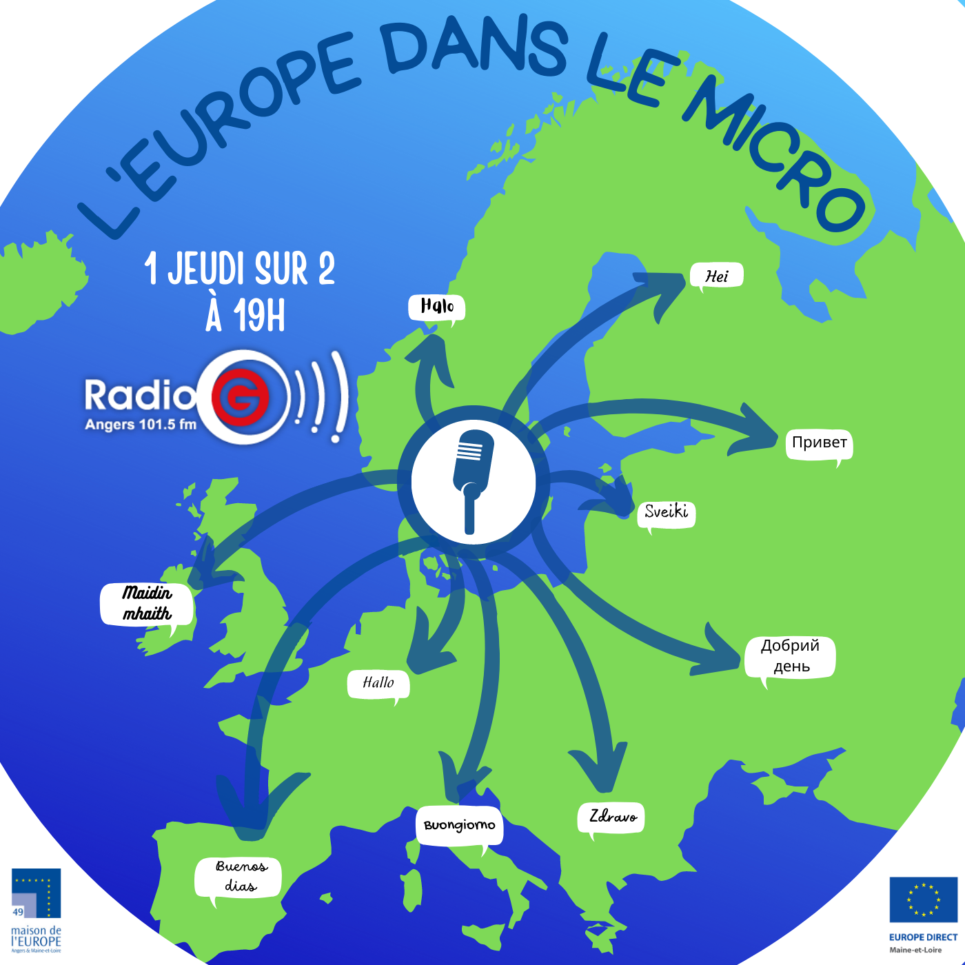 Magazine radio sur l'europe L'Europe dans le micro du 16 03 2021