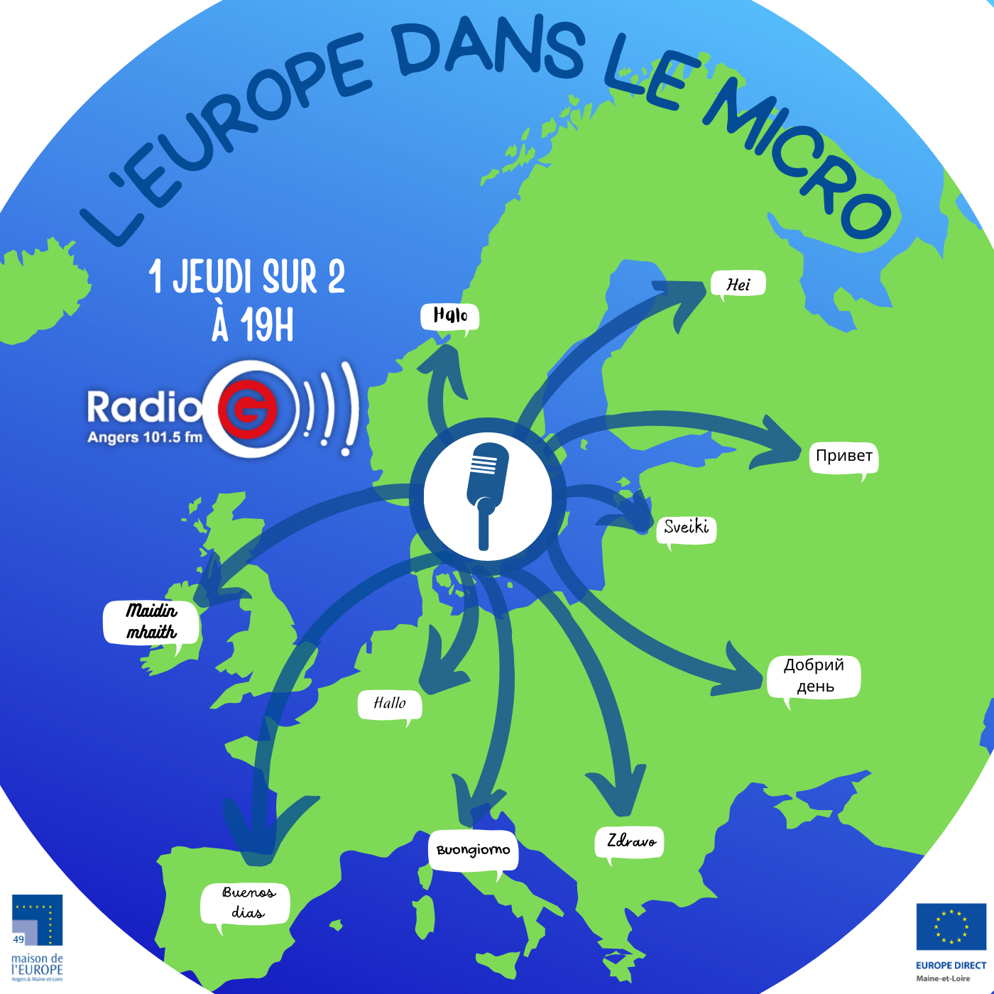 Magazine radio sur l'europe L'Europe dans le micro du 07 09 2023