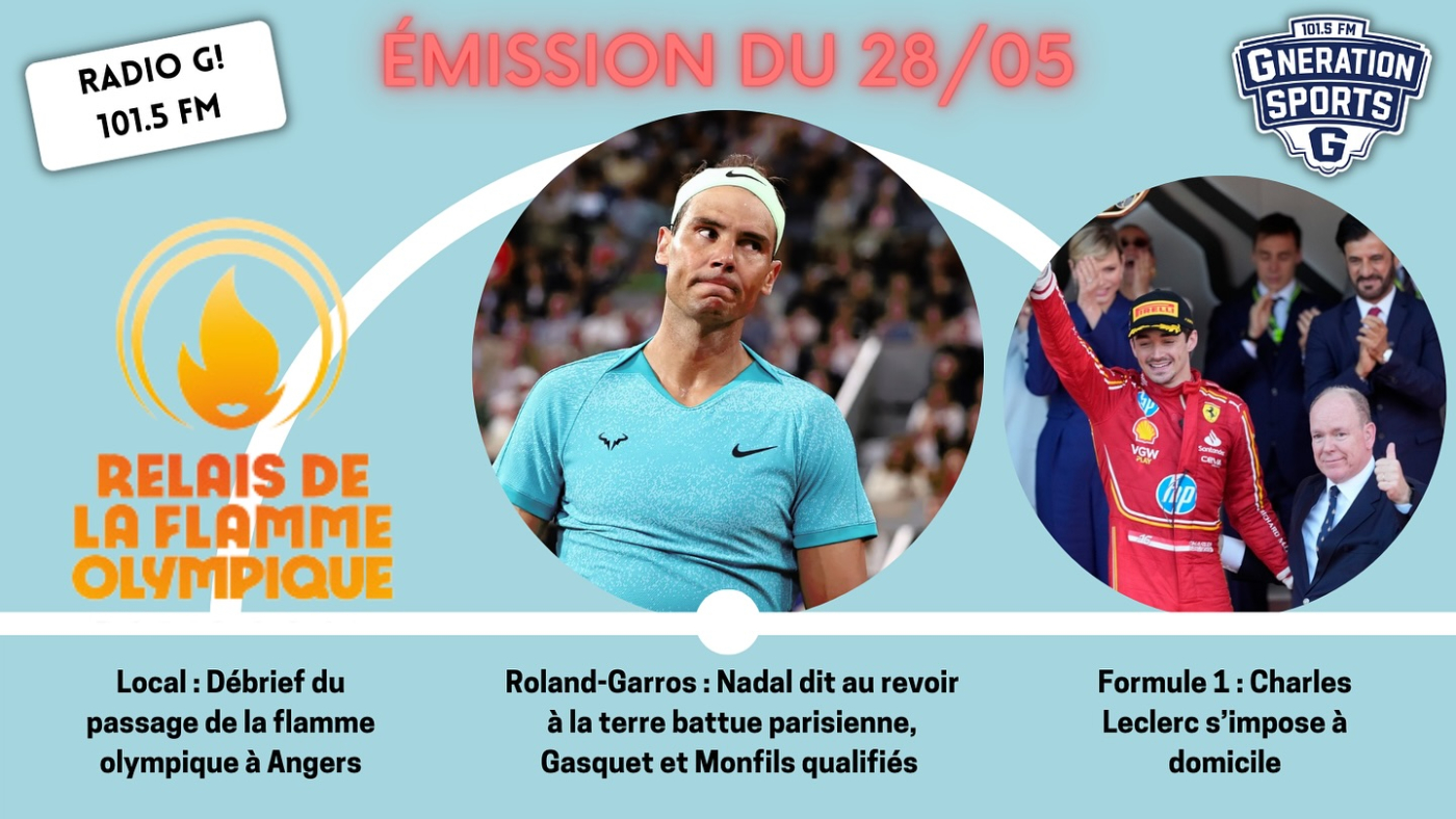 G!nération sports du 28 05 2024 Emission sportive locale et nationale G!nération sports du 28 05 2024
