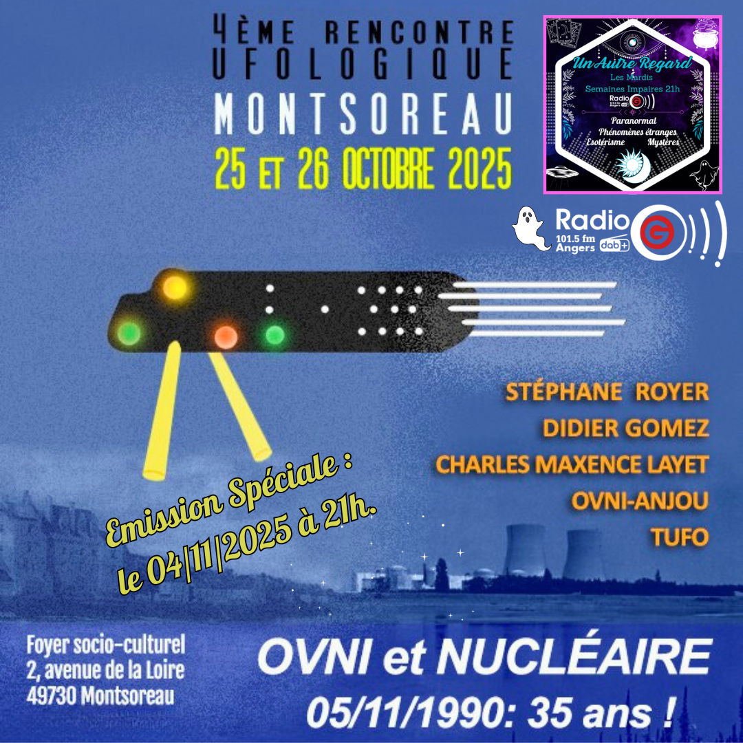 Un Autre Regard, L&#039;émission paranormale sur Radio G Un Autre Regard, L'émission paranormale sur Radio G du 18 11 2025