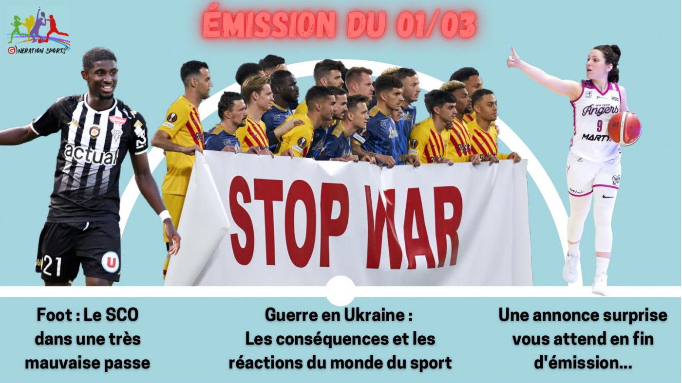G!nération sports du 01 03 2022 Emission sportive locale et nationale G!nération sports du 01 03 2022