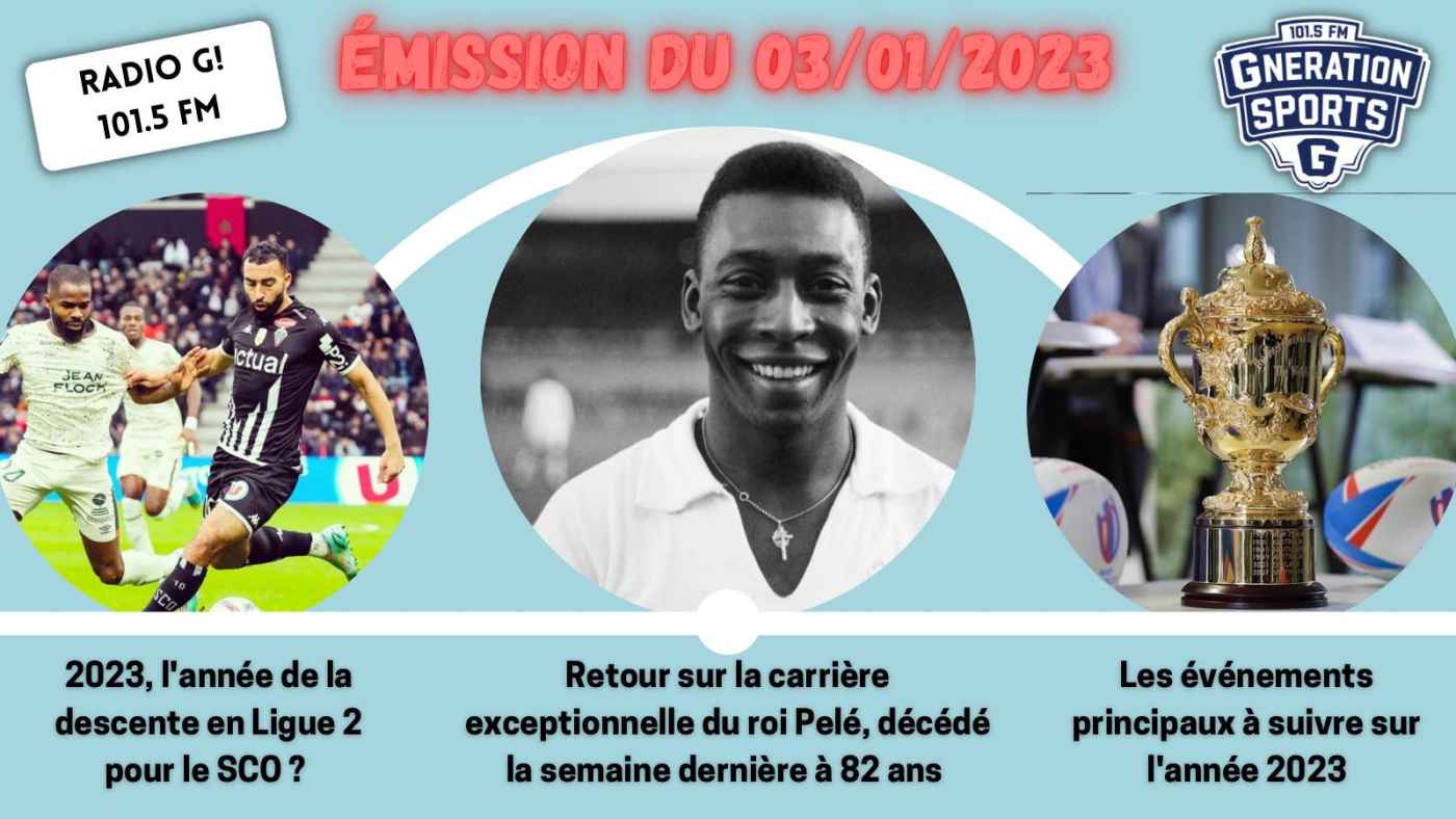 G!nération sports du 03 01 2023 Emission sportive locale et nationale G!nération sports du 03 01 2023