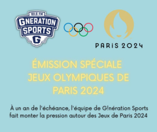 Emission sportive locale et nationale G!nération sports du 01 08 2023